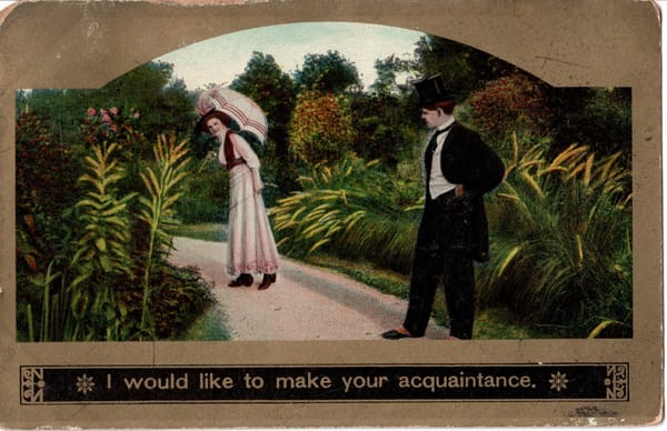 I would like to make your acquaintance